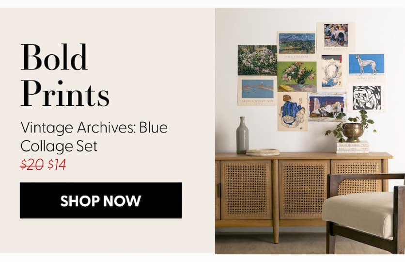 Vintage Archives: Blue - Limited Edition Collage Set