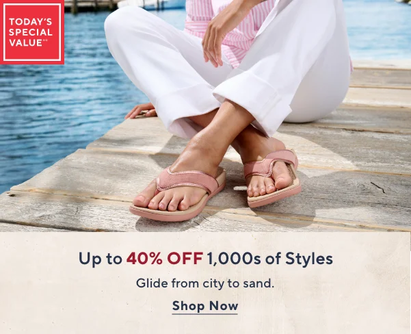 Up to 40% Off 1,000s of Styles