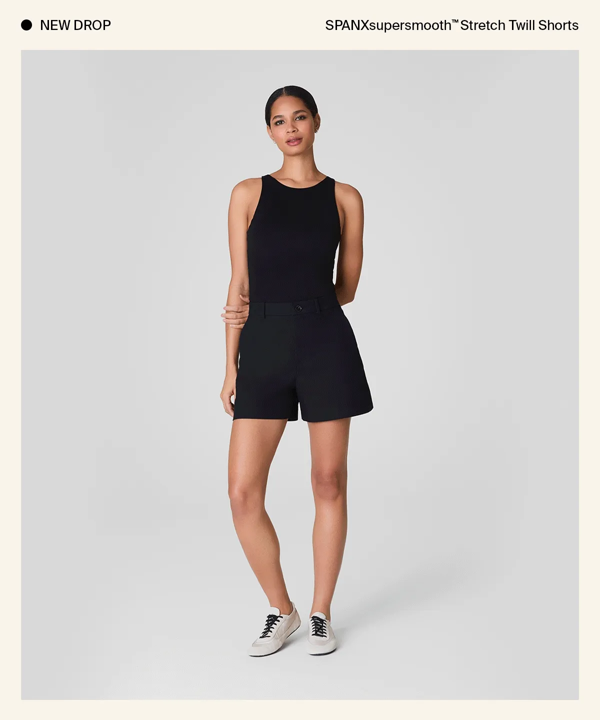 STRETCH TWILL SHORTS