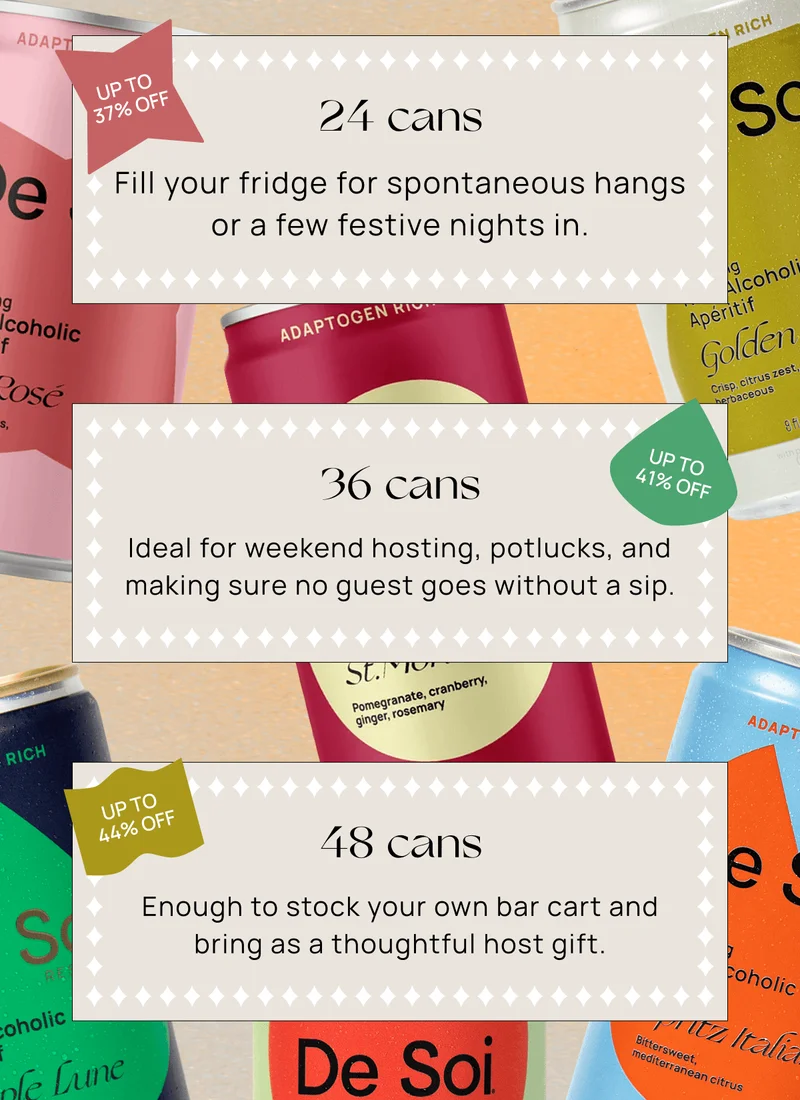 24 cans up to  37% off | 36 cans up to  41% off | 48 cans up to  44% off