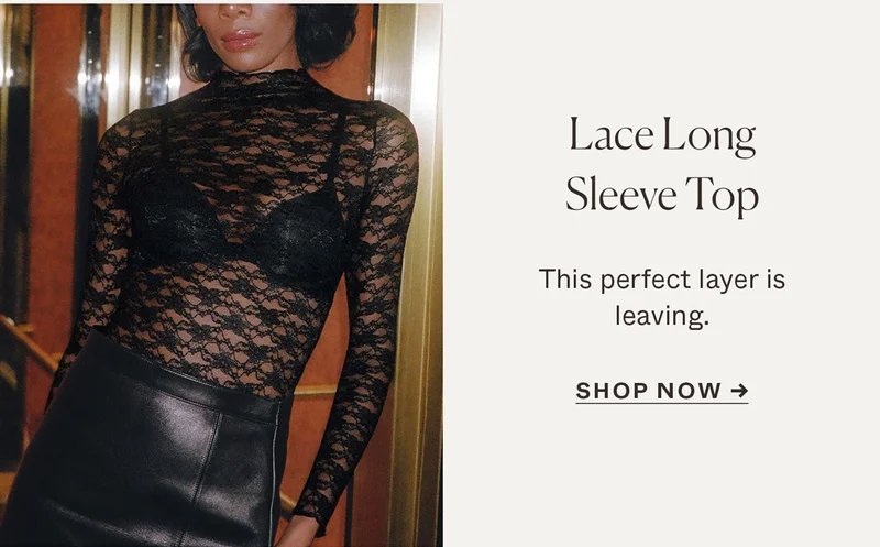 Lace Long Sleeve Top