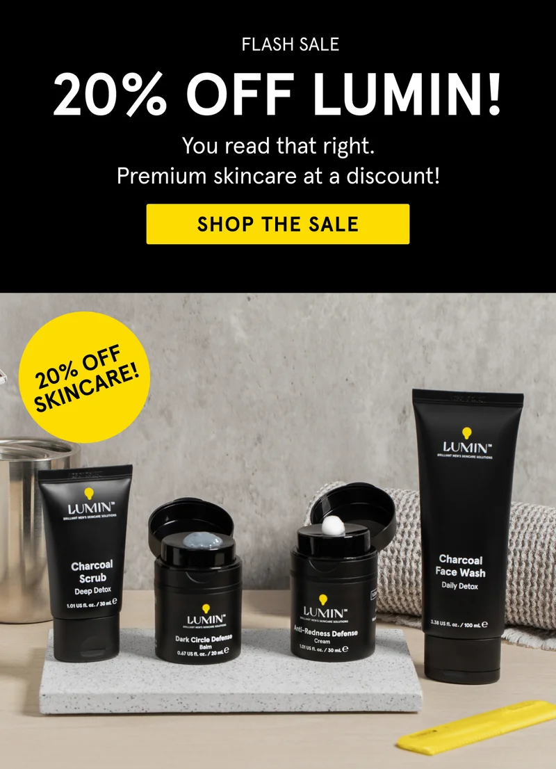 20% OFF LUMIN