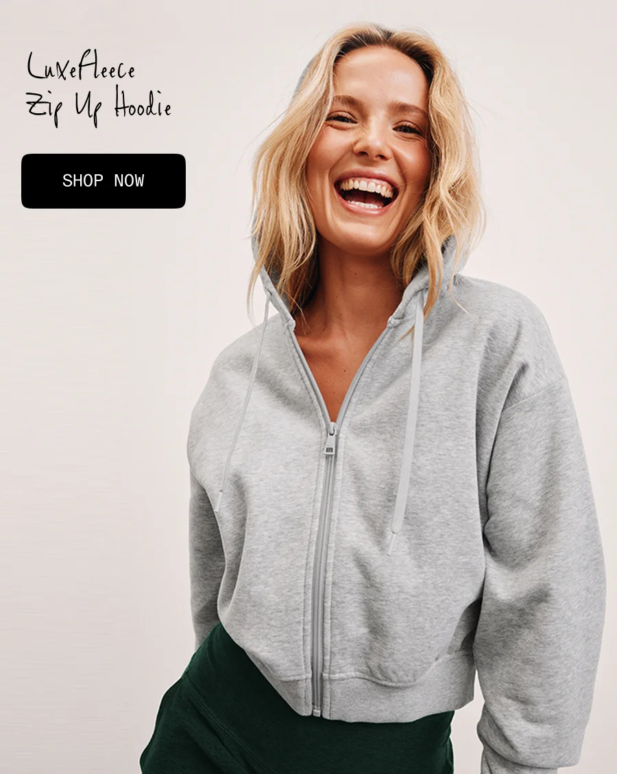 LuxeFleece Zip Up Hoodie