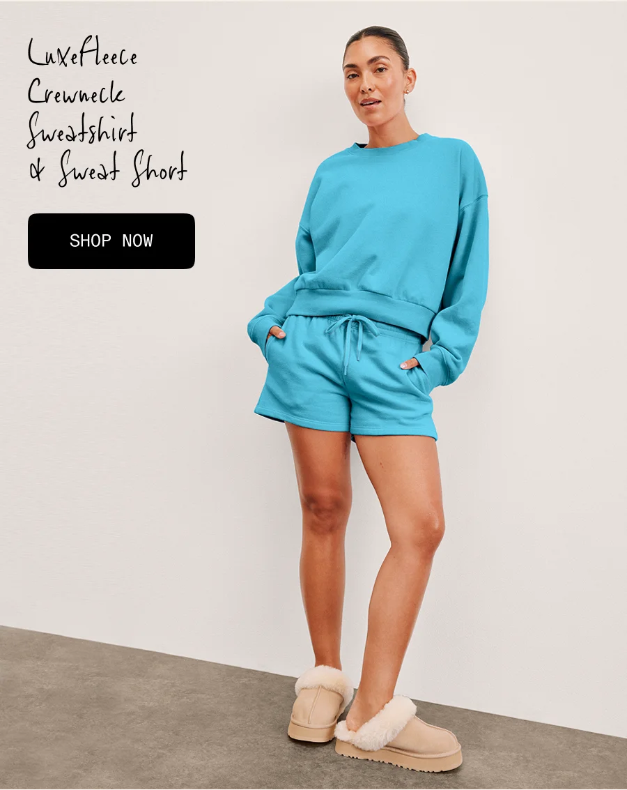 Luxefleece Crewneck Sweatshirt & Sweat Short