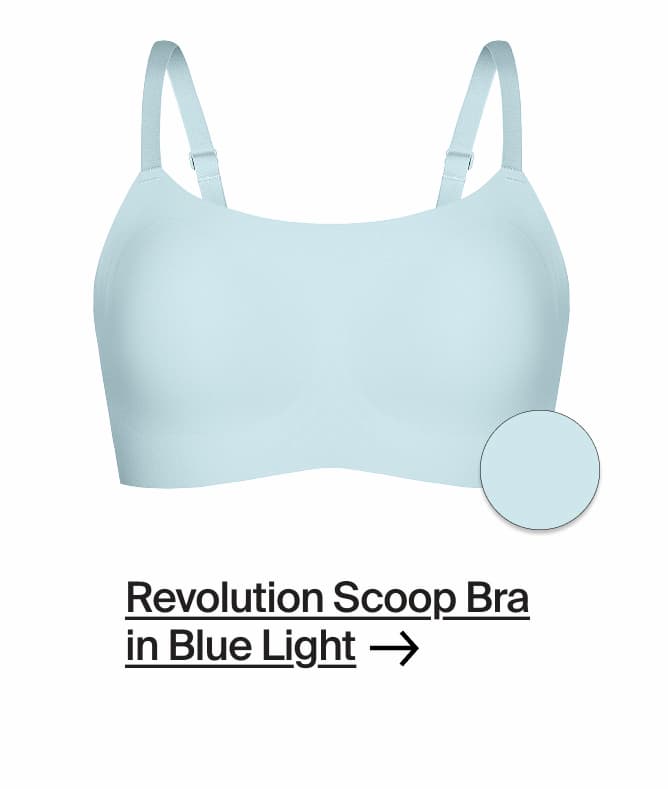 Revolution Scoop Bra in Blue Light