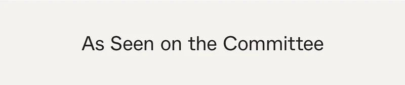 As Seen on the Committee