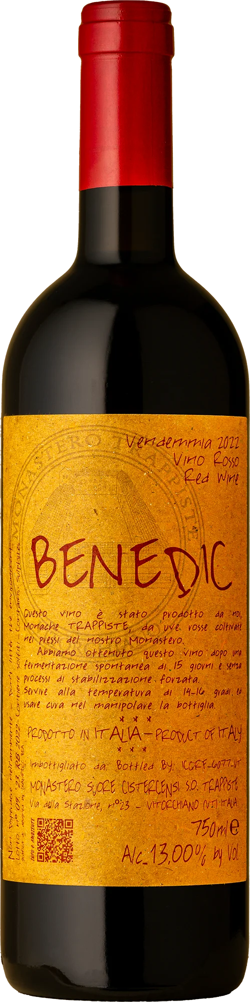 Image of Monastero Suore Cistercensi<br>Benedic Sangiovese / Ciliegiolo<br>2022