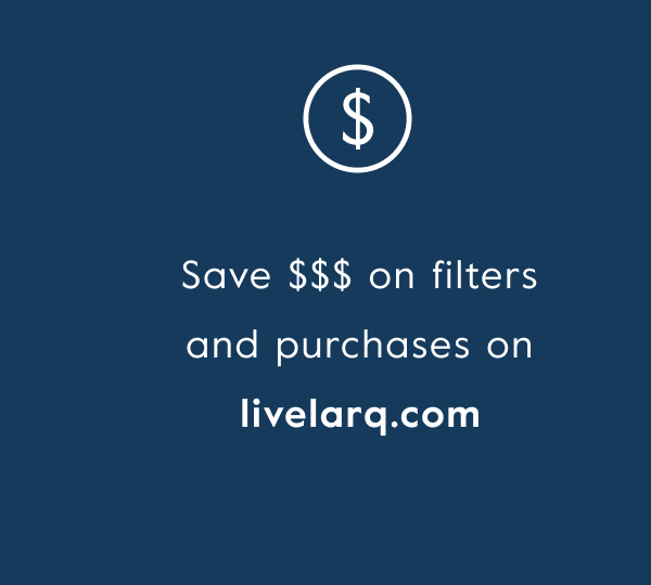 Save $$$ on filters and purchases on livelarq.com