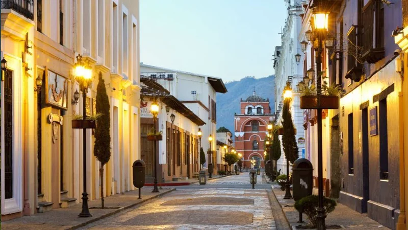 Image description: Streets of San Cristobal de las Casas.