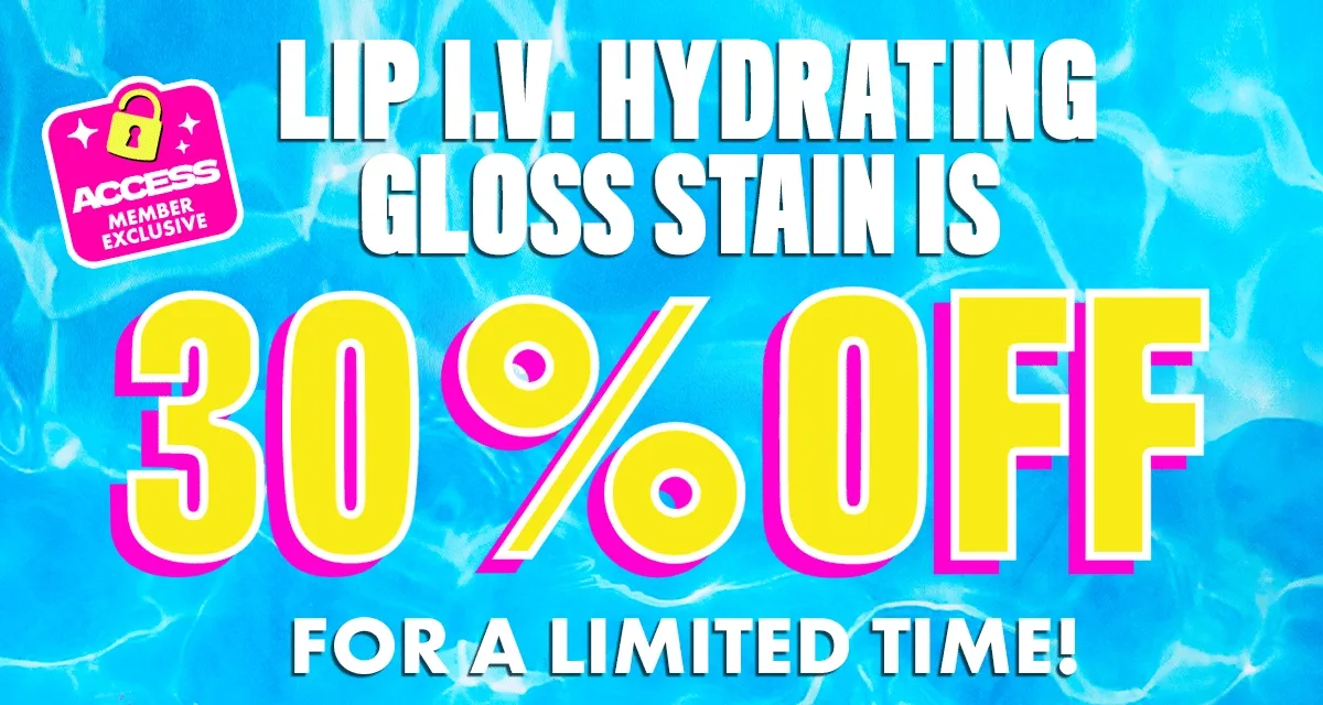 Lip I.V. hydrating gloss stain