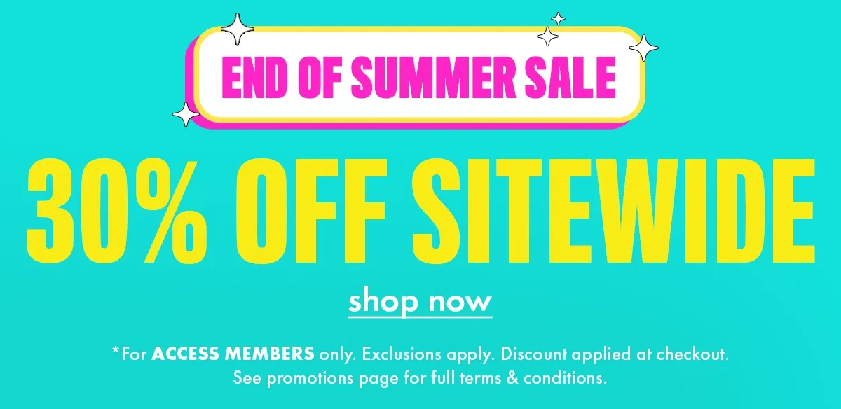 30% off sitewide