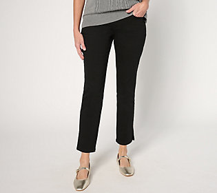 Belle by Kim Gravel Tall Primabelle Twill Jean Resort Ready  Size Tall size 14  Black