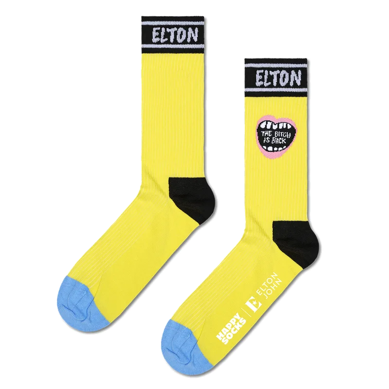 Elton John The Bitch Is Back Sock