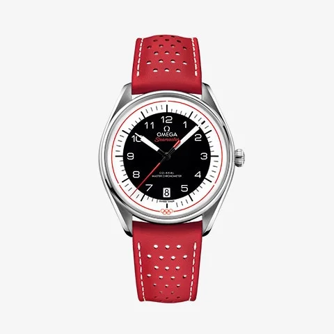 RED SEAMASTER OLYMPIC OFFICIAL TIMEKEEPER