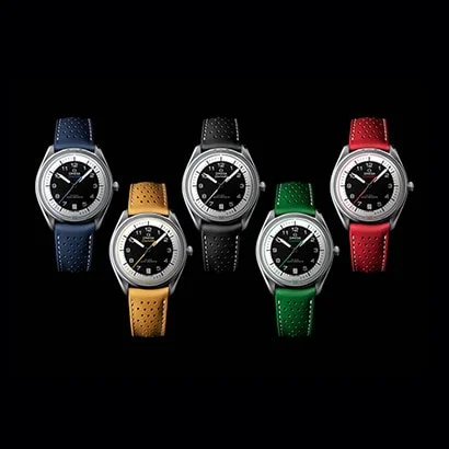 The five SEAMASTER heritage Olympic Games collection models