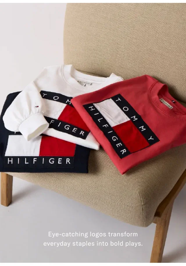 Eye-catching logos transform everyday staples into bold plays.