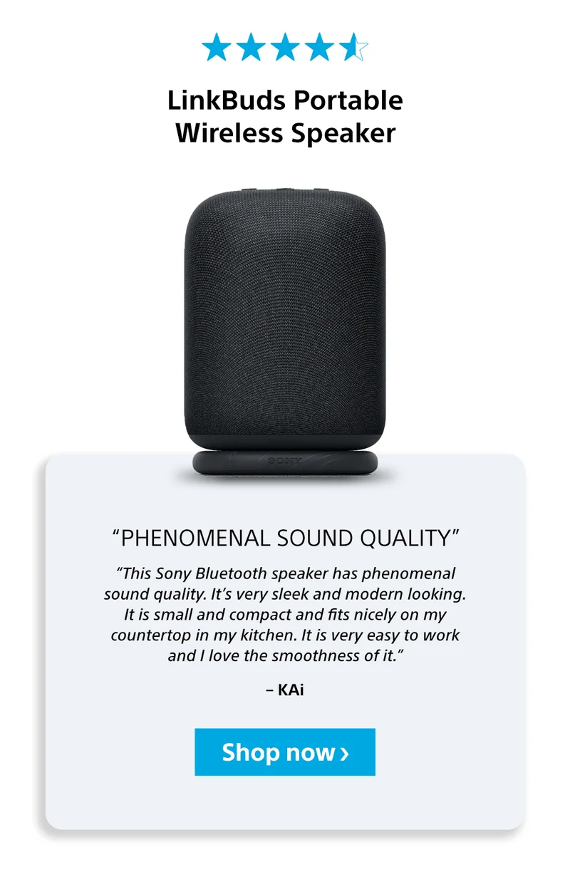 LinkBuds Speaker | Phenomenal Sound Quality | Shop now