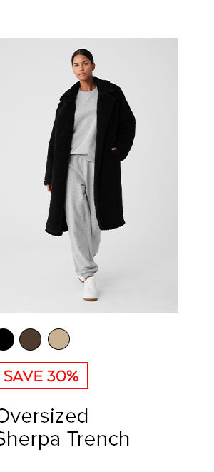 OVERSIZED SHERPA TRENCH