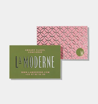 Silver Foil Business Cards