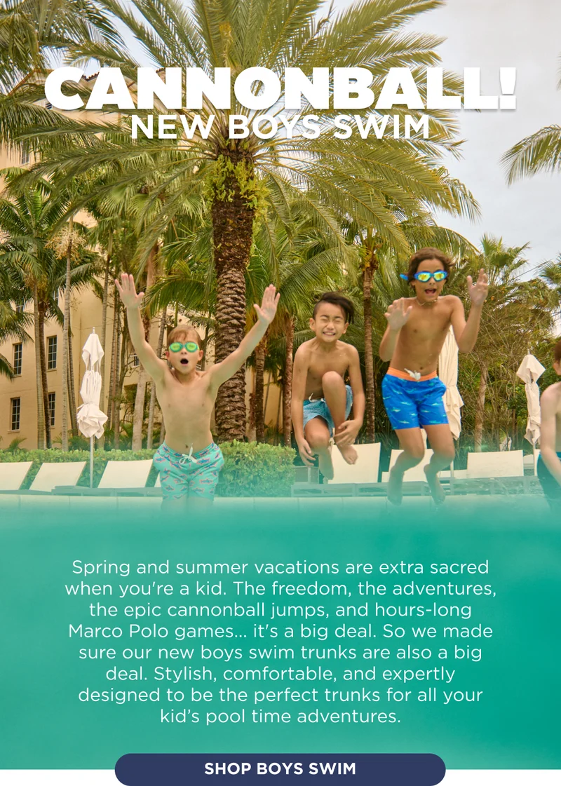 CANNONBALL! New Boys Swim!