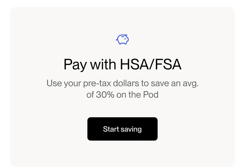 Pay with HSA/FSA