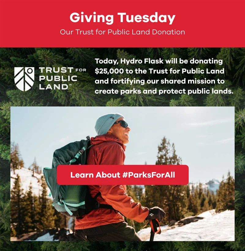 Giving Tuesday | Our Trust for Public Land Donation