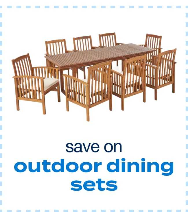 Outdoor dining sets