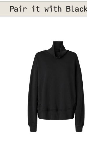 Hazy Mock Neck Pullover
