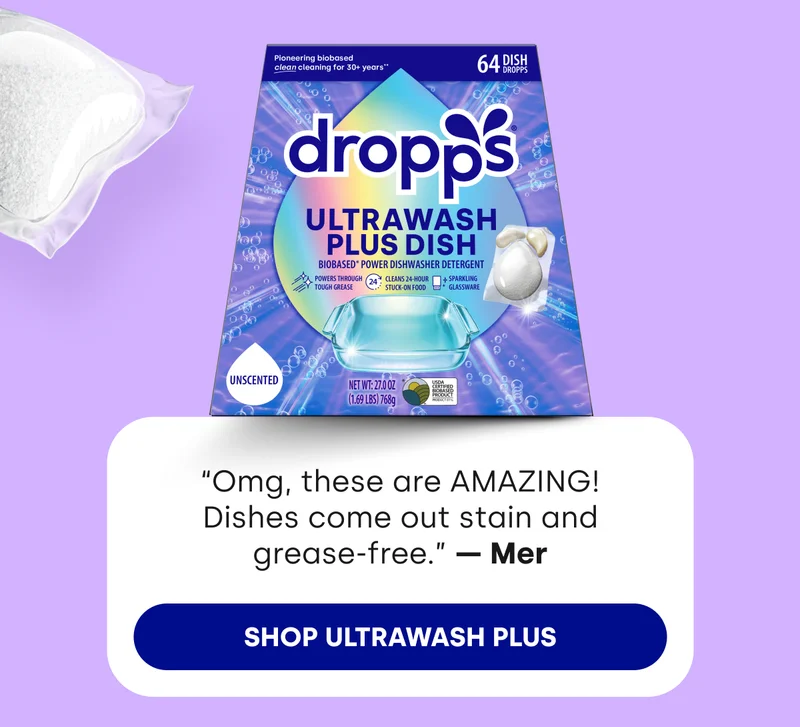 “Omg, these are AMAZING! Dishes come out stain and grease-free.” — Mer  SHOP ULTRAWASH PLUS
