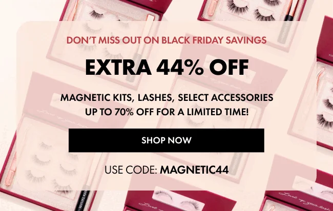 Extra 44% off Magnetic Kits, Lashes & More