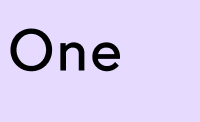One