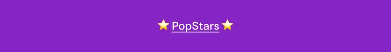 ⭐PopStars ⭐