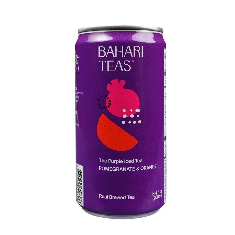 Image of Bahari Pomegranate + Orange Iced Tea (12-Pack)