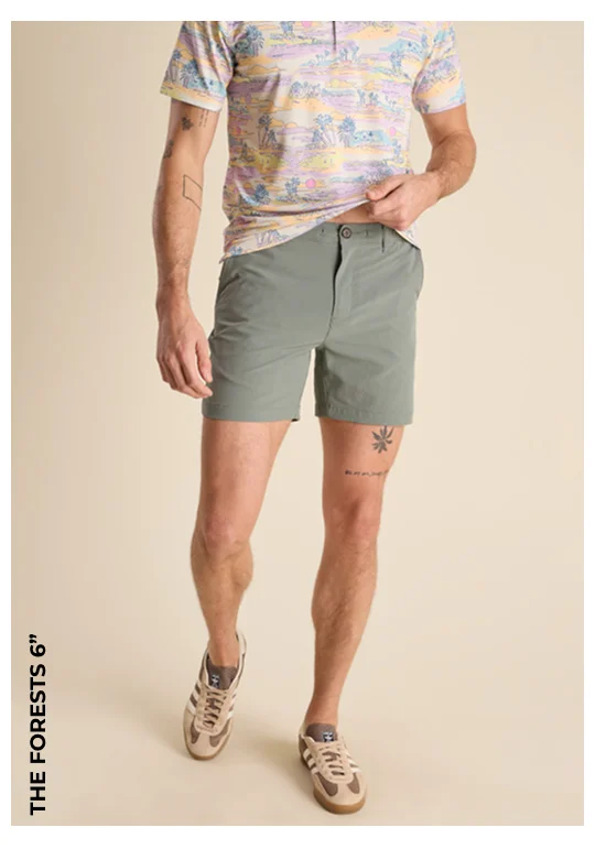 Everywear Performance Short: The Forests 6"
