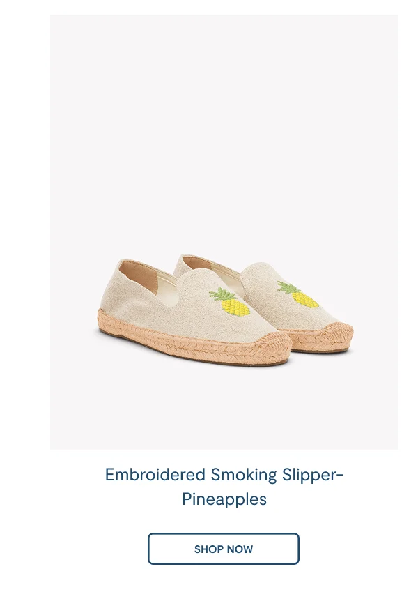 Pineapple Smoking Espadrille