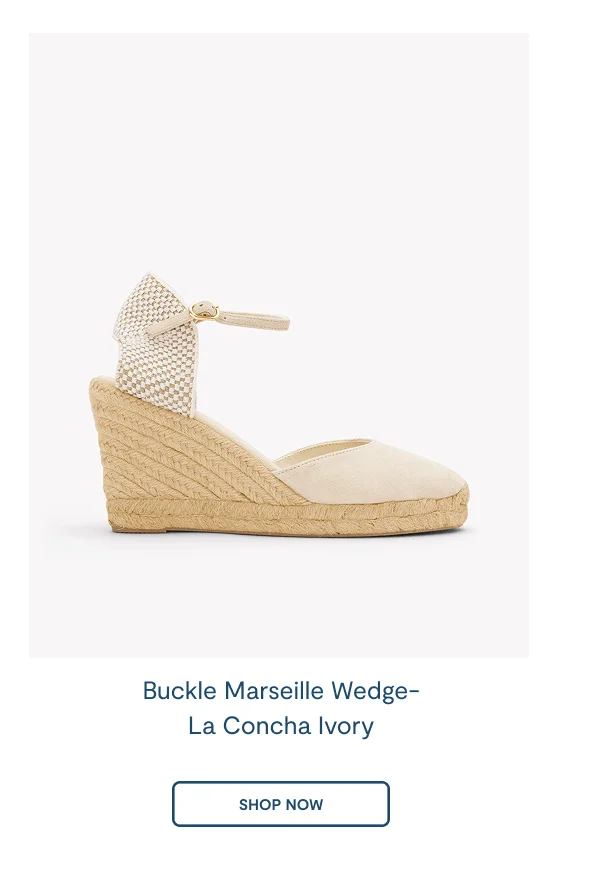 La Concha Ivory Marseille Wedge
