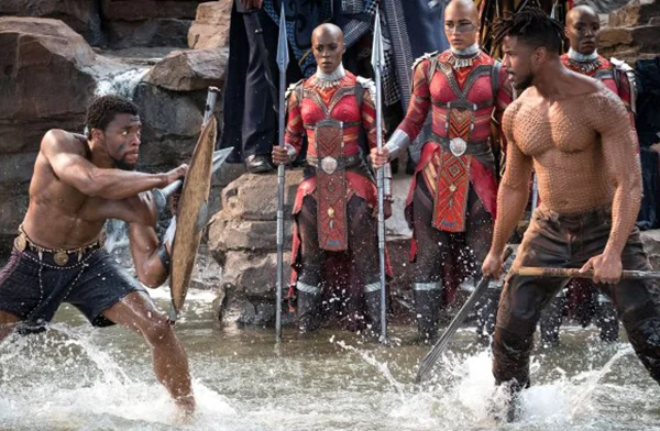 Black Panther movie scene