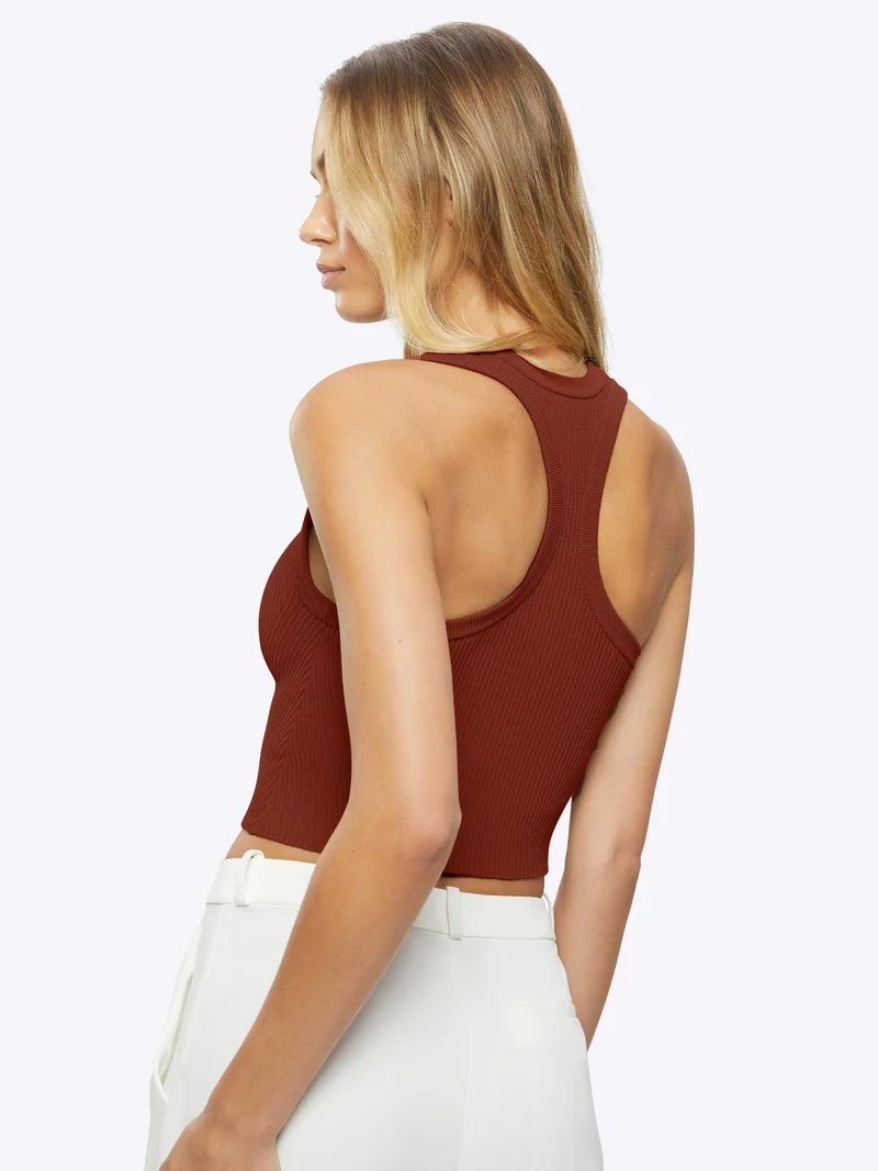 Image of Coreflex™ Racerback Tank | Tuscan
