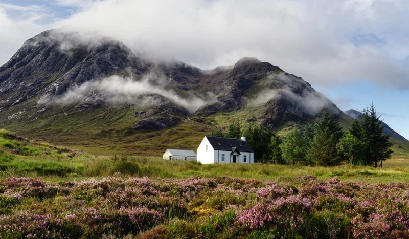 The Lagangarbh Hut, the Scottish Highlands