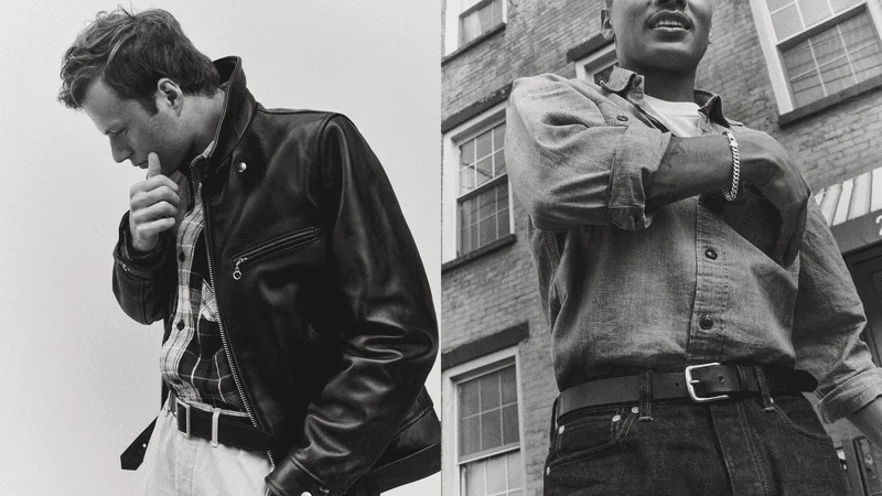Two campaign images from the recent J.Crew relaunch of Wallace & Barnes.