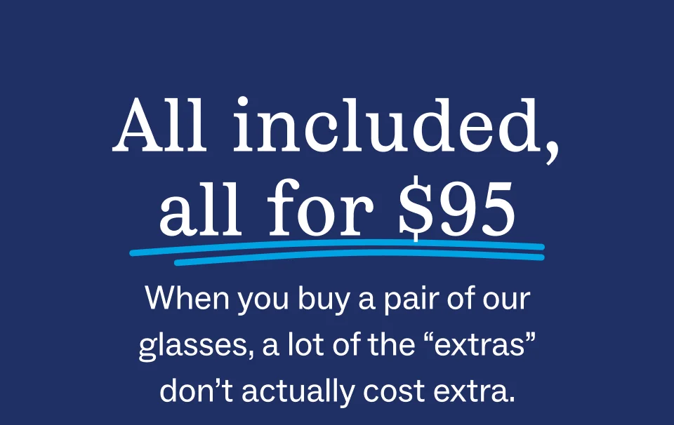 All included, all for $95