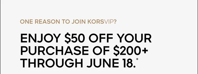 ONE REASON TO JOIN discount code? ENJOY $50 OFF YOUR PURCHASE OF $200+ THROUGH JUNE 18.*