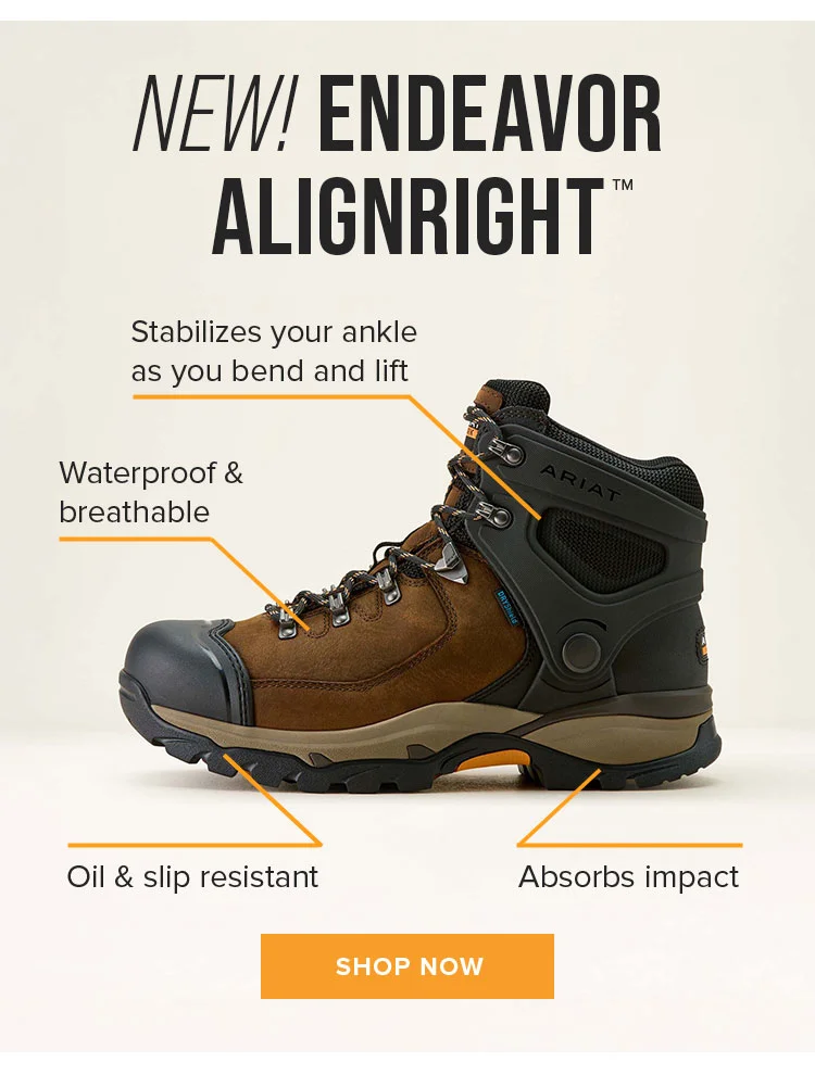 NEW! ENDEAVOR ALIGNRIGHT | SHOP NOW