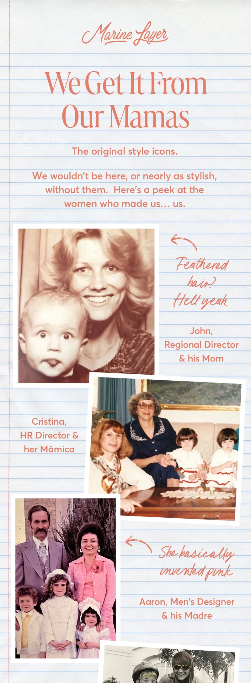 We got it from our mama.