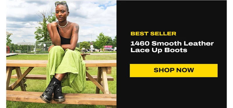 1460 Smooth Leather Lace Up Boots