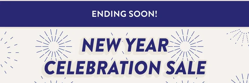 New Year Celebration Sale | Up to 60% off Sitewide