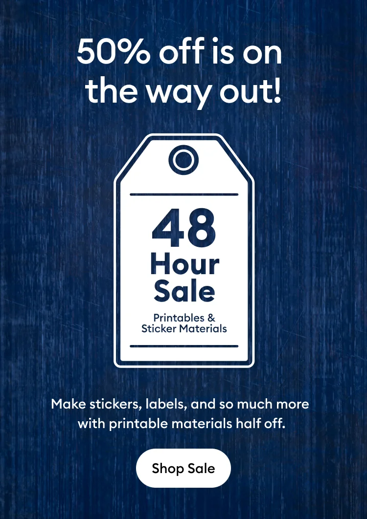 50% off Printables.