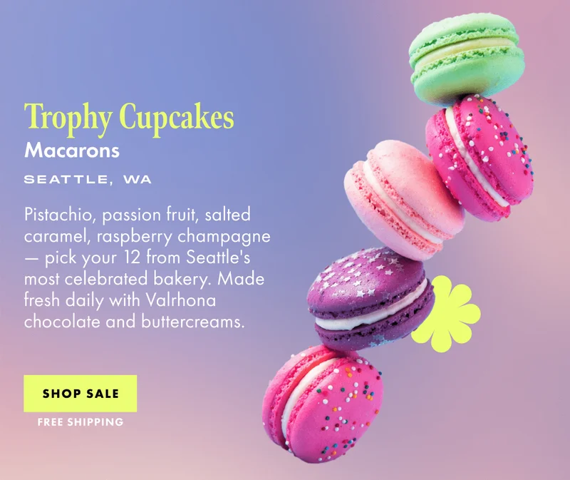 Trophy Cupcakes Macarons Trophy Cupcakes Macarons