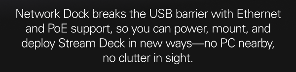 Unplug from USB. Network Dock delivers wired Ethernet, clean installs, and clutter-free control—wherever you work.