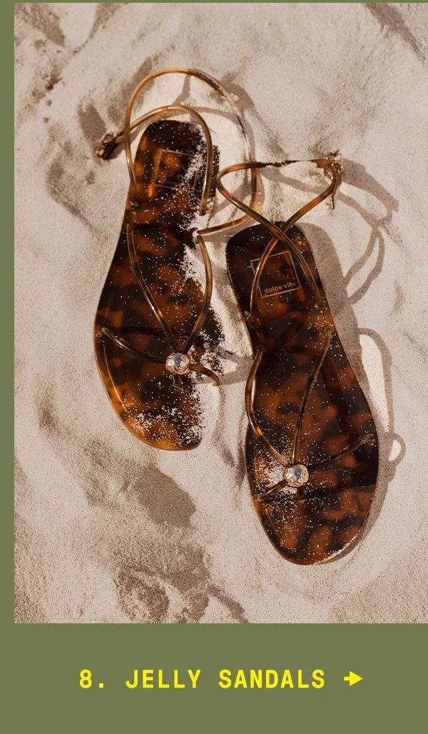 8. Jelly Sandals